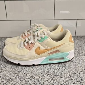 Nike Air Max 90 'Happy Pineapple' women's sneaker in a Coconut Milk Colorway